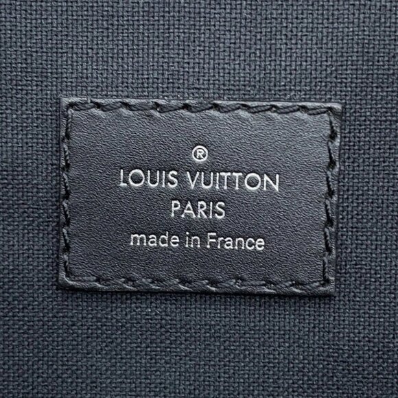 LOUIS VUITTON Christopher Size MM Monogram Macassar Canvas Noir M43735 - Picture 15 of 16